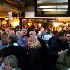 Great atmosphere in The 51 Bar on match day